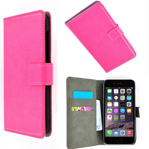 ziek Wees regeling Apple iPhone 7 smartphone hoesje book style wallet case p roze -  Telecomhuis.nl